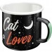 Cat Lover Enamel Mug
